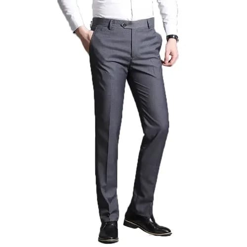 Suit Trousers For Men - Black & Grey - 2pcs