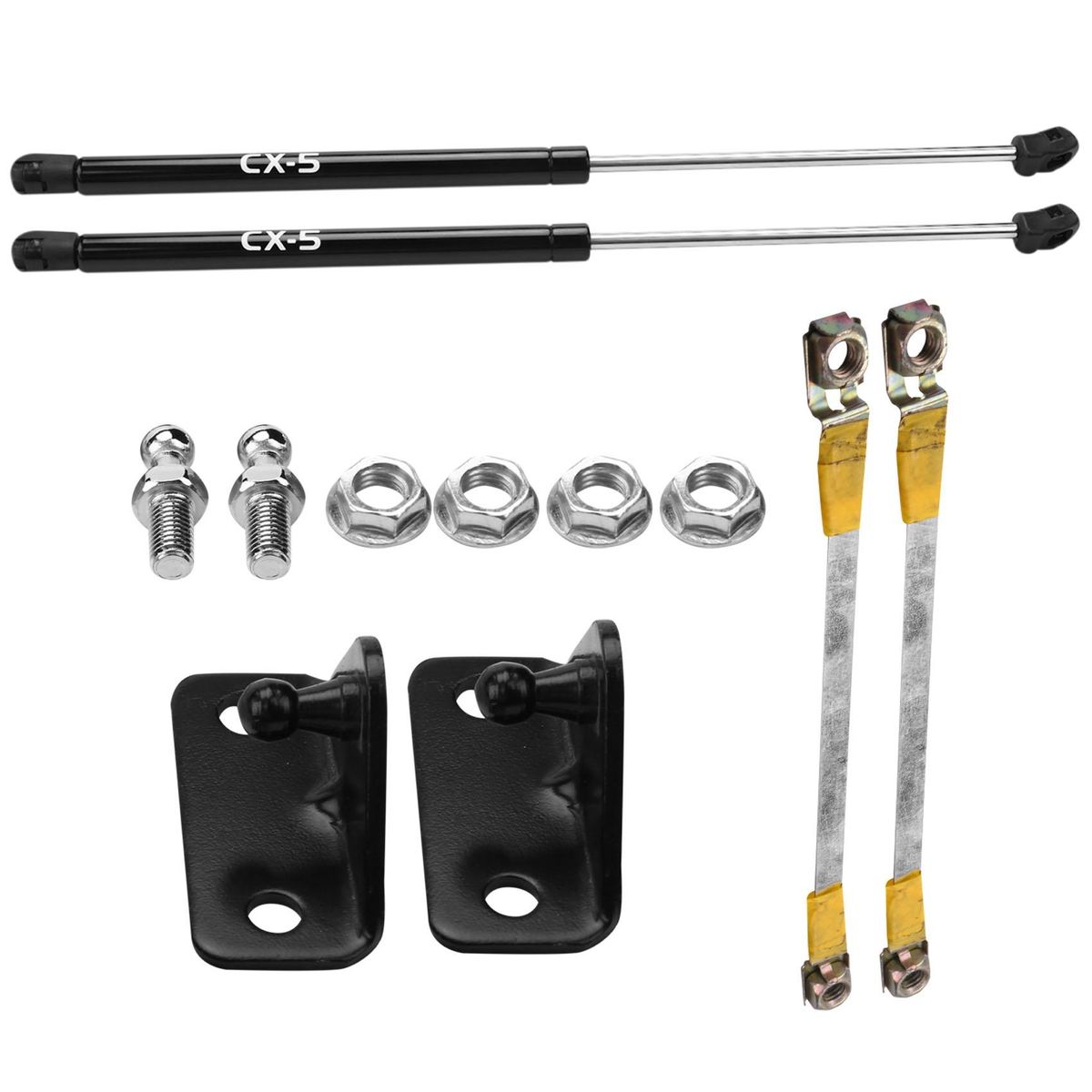 Hood Spring 2Pcs Refit Front Hood Engine Cover Hydraulic