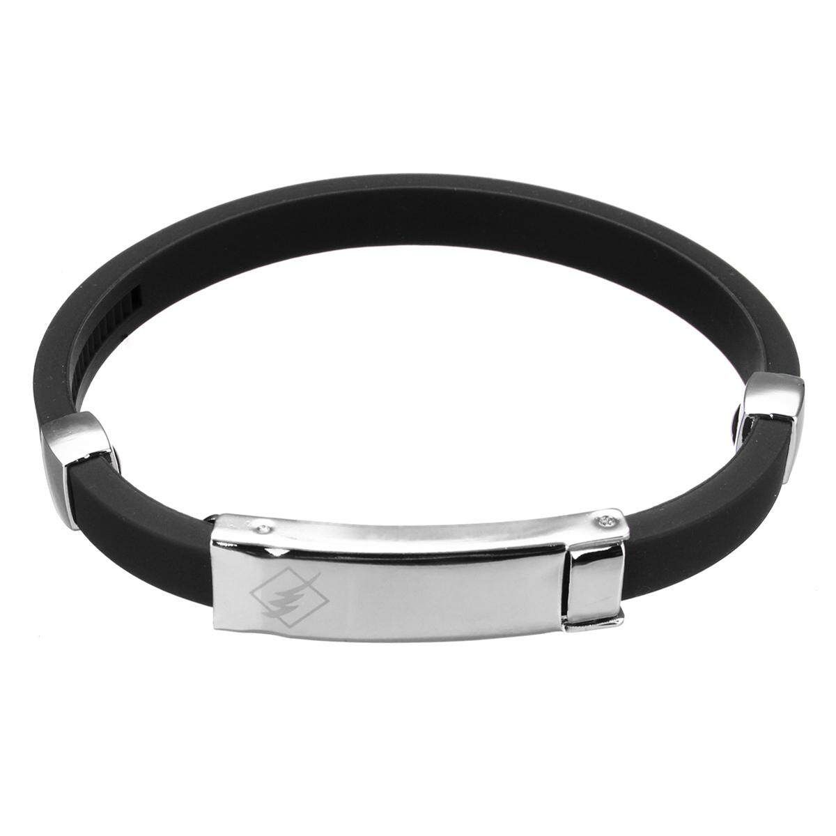 Multicolor ANTI STATIC Titanium Ionic Magnetic Bracelet Band ESD 2017 Portable Black Black (black)