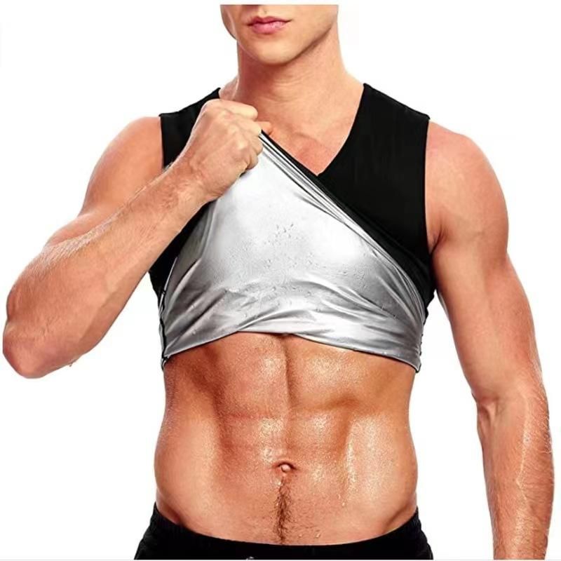 1PC Men's Sportswear  Fat Burning Vest Running Sweat Vest