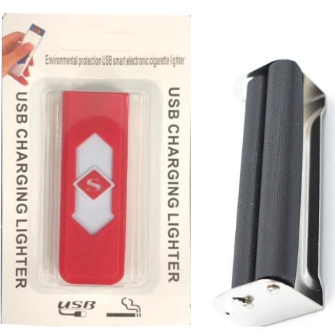 110mm Tobacco & Cigarette Rolling Machine & USB Rechargeable Lighter