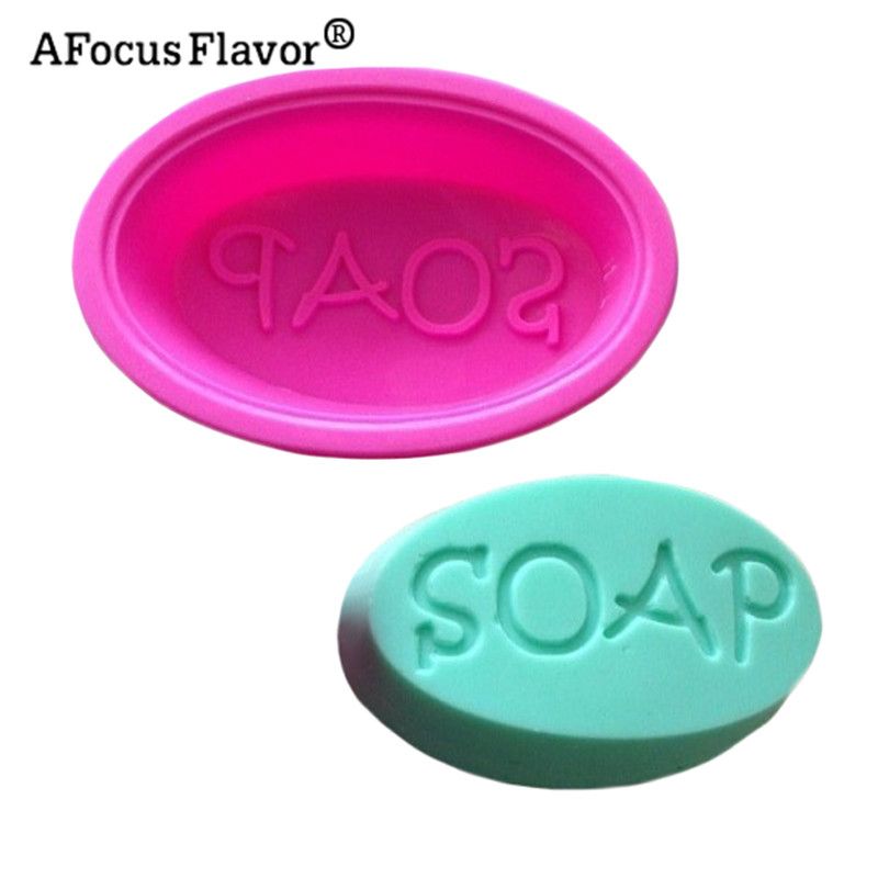 Multi-function Korean Soap Silicone Oval Pc DIY Mold 1 Soap