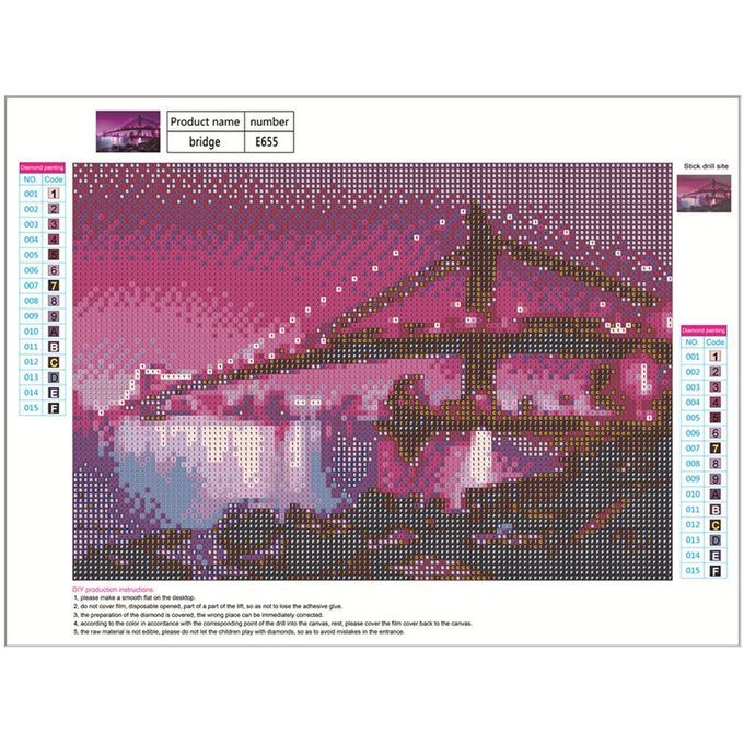 40*30Cm Diamond Painting Landscape E655Diy Diamond Painting Cross Stitch Kits