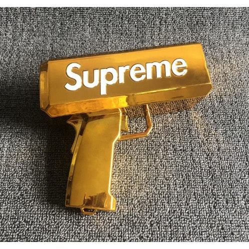 Supreme Money Gun Spraying Machine - Gold
