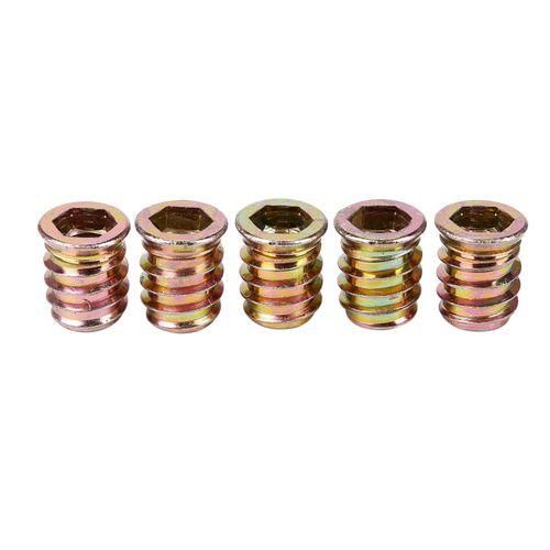 Set Of 5 Threaded Insert M10 X 20 Mm For