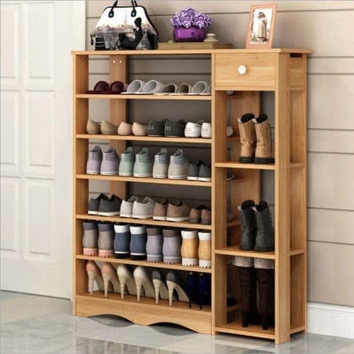 Classic Multi Storage Shoe Rack - Brown