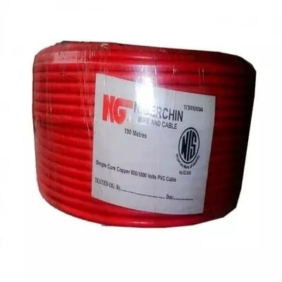 Single Core Copper Wire 1.5mm- Red