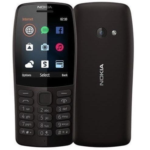 210 - Dual Sim - 2.4" - Opera Mini - Camera - Torch - Fm Radio Phone - 1020mah Battery - Black