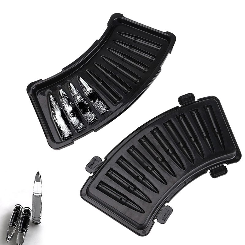 Novelty Ice Cube Maker War Gun Bullet Shape Ice Cube Tray Party DIY Ice Cube Mold Men Gift Kitchen Bar Tool Drinking Accessories-Bullet