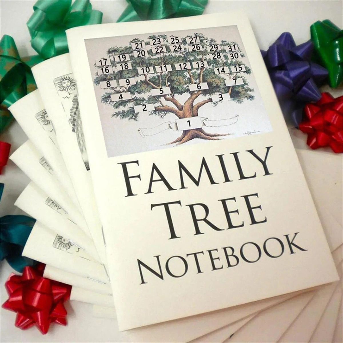 Family Tree Notebook-handwritten Ancestors' Memories To Write Into Personal Family History And Genealogy Office Supplies