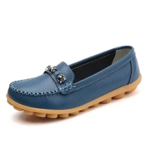 Female Loafers - Blue