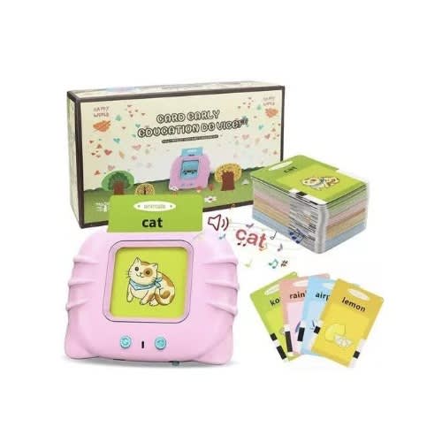 Kids Rechargeable Reading & Talking Flash Cards For Children