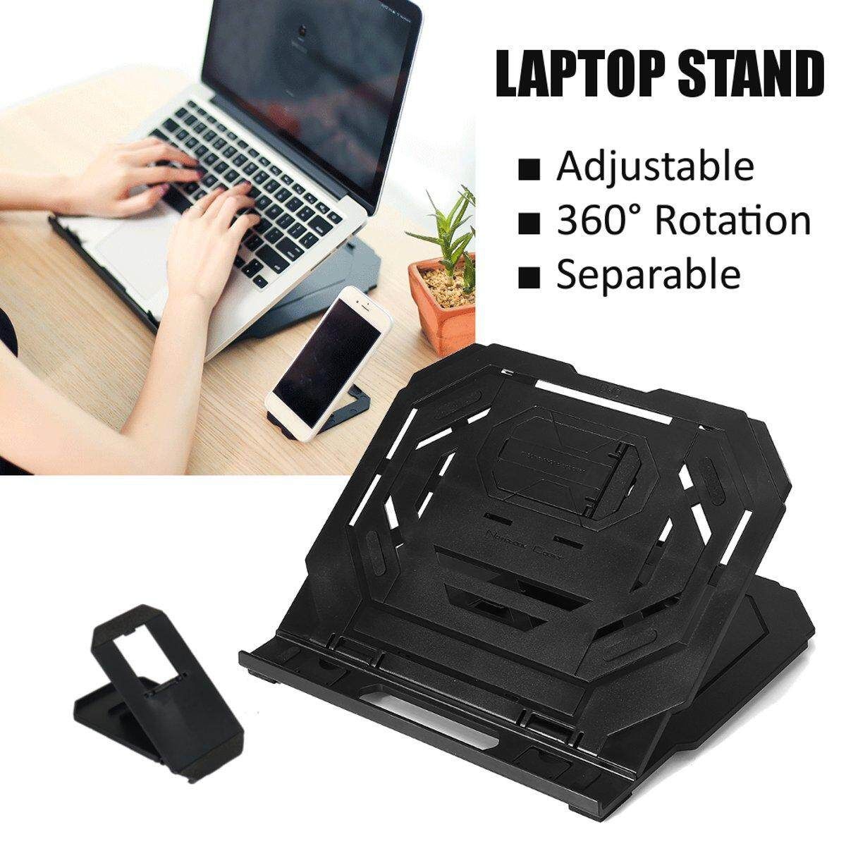 Adjustable Plastic Laptop Stand Holder Desk Tablet Notebook Cooling Bracket Dock