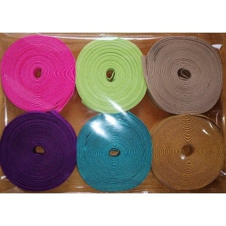 Bias Binding Tape - 12mm 1/2 - 6 Assorted Colors
