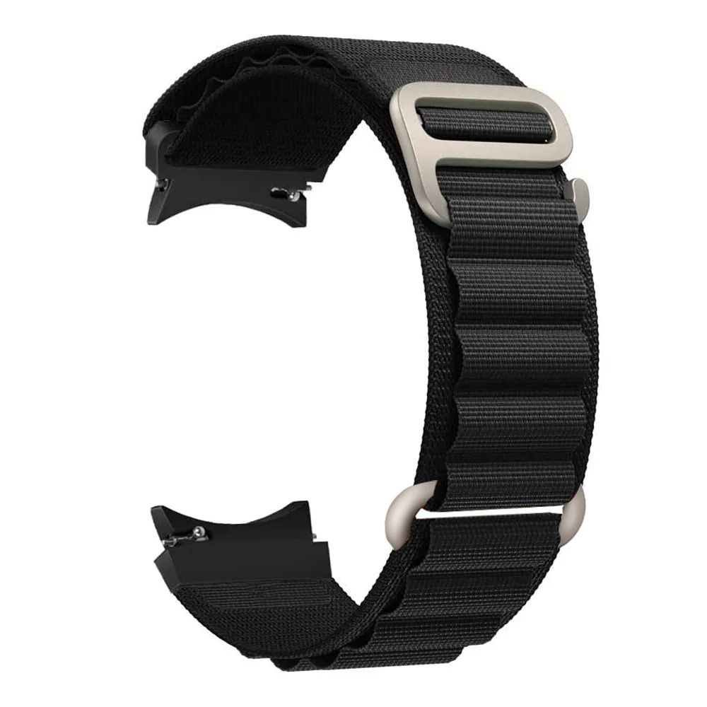 20mm Strap for Samsung Galaxy watch 4/5/6 44mm 40mm 6 classic 47mm 43mm Alpine loop nylon bracelet Galaxy watch 5 Pro 45mm band