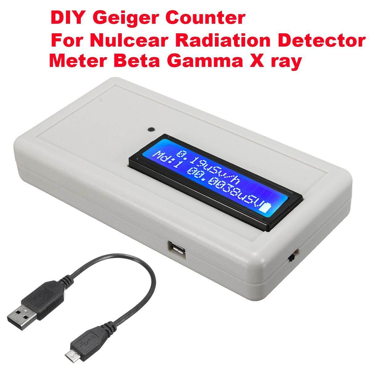 DIY Geiger Counter Radiation Detector Meter Tester For Nulcear Beta Gamma X Ray