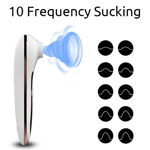 Oasis White Sucker Vibrator