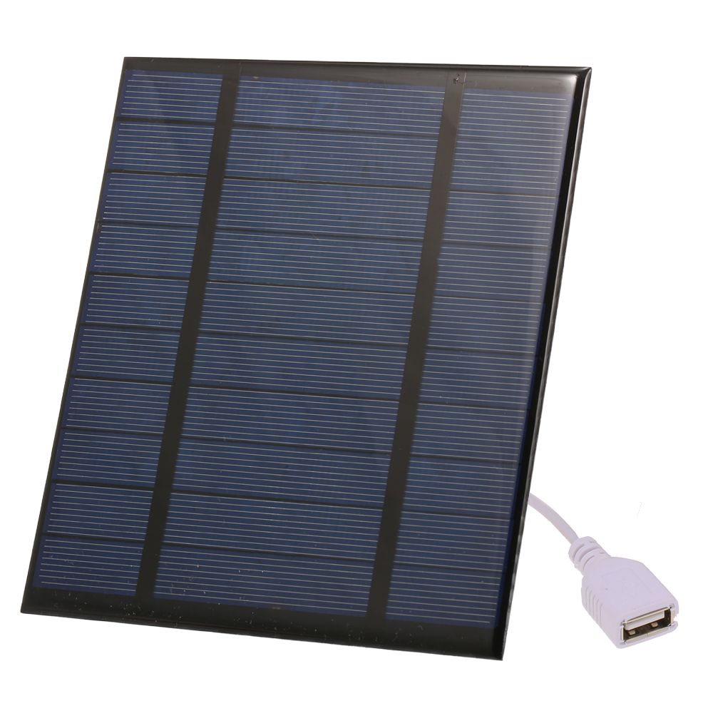 2.5W/5V/3.7V Portable Solar Charger With USB Port Compact