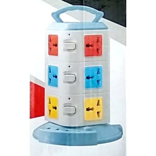 12 Way Extension With Power Surge Socket Z