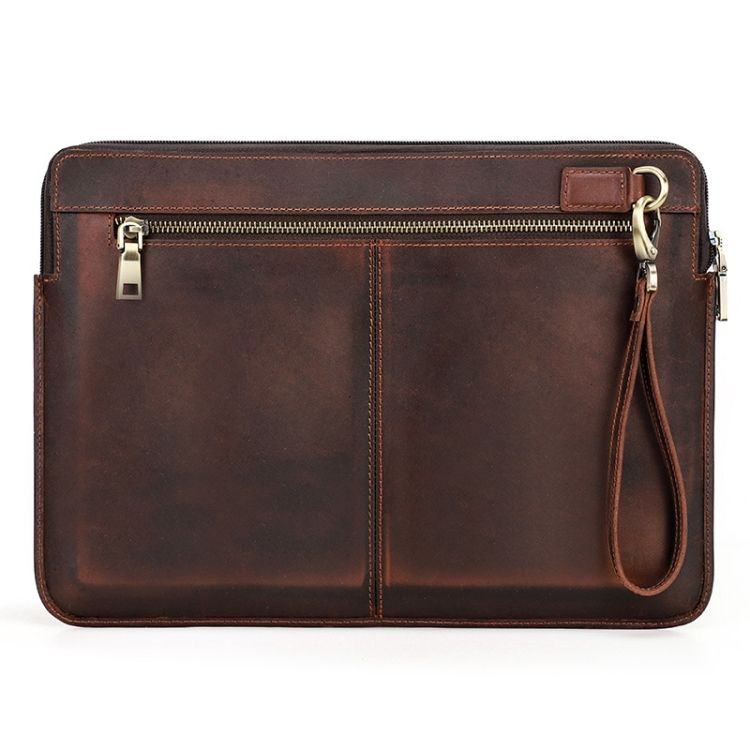CONTACTS FAMILY Leather Laptop Sleeve For Macbook Pro