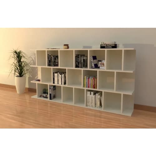Home And Office Storage Organization Rack - White