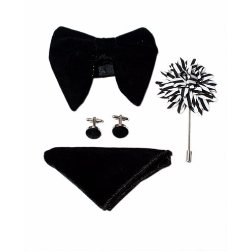 Butterfly Bow Tie and Brooch