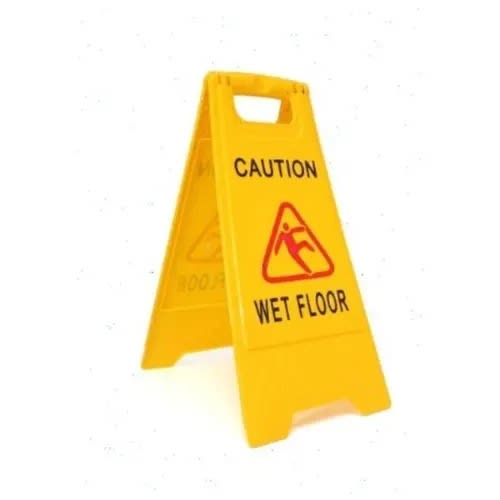 Wet Floor Caution Sign - Yellow