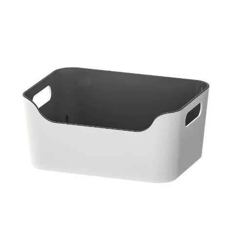 Variera Organiser Box -24cmx17 Cm -White & Black