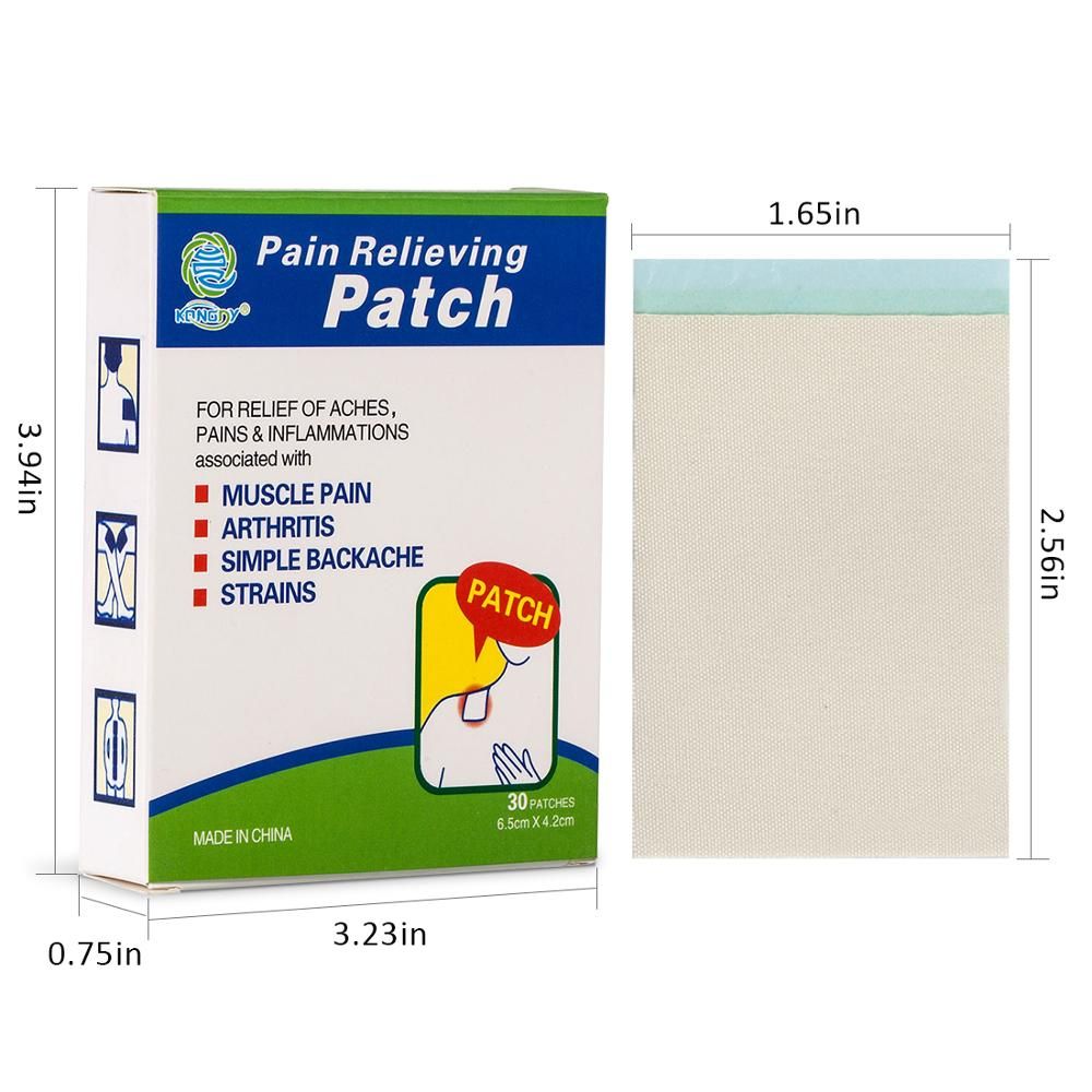 Pain Adhesive Relief Menthol Plaster Box Patch Muscles Plaster Pieces/ Sore Capsicum 30 Brand Self Herbal Flavor Medical KONGDY
