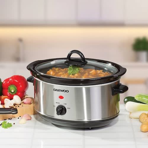 Stainless Steel Slow Cooker Family Size - 3.5L  - 160W