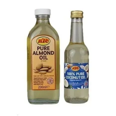 Almond Oil - 200ml & Coconut Oil Combo -250ml