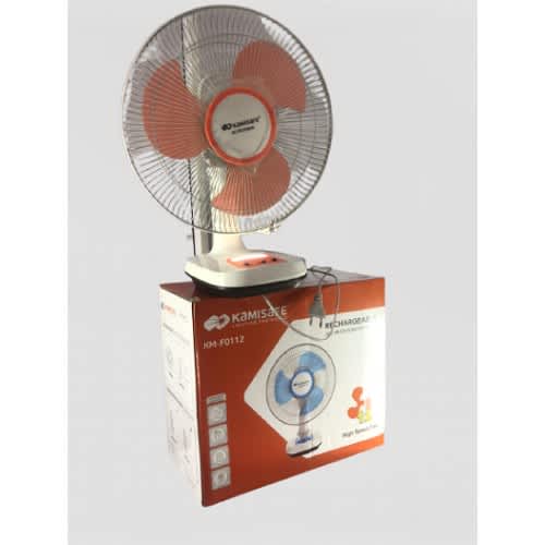 Rechargeable Led Multifunction Table Fan