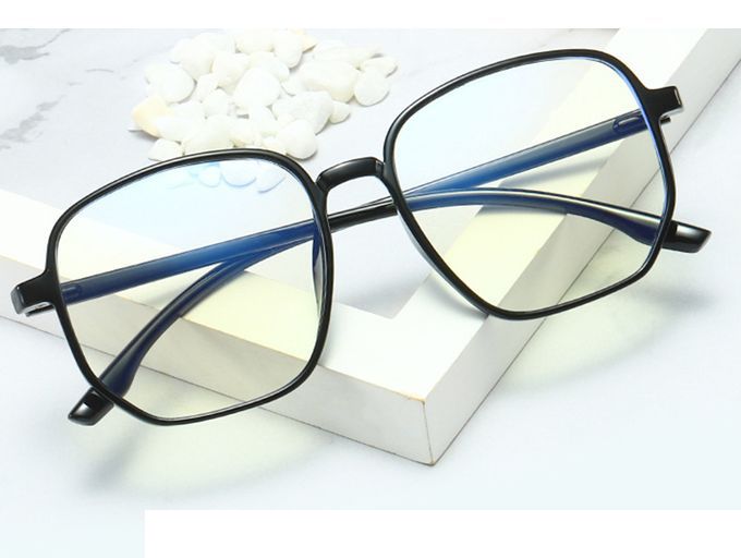 Anti Blue Light Blue Ray Blocking Glasses Polygon Frame