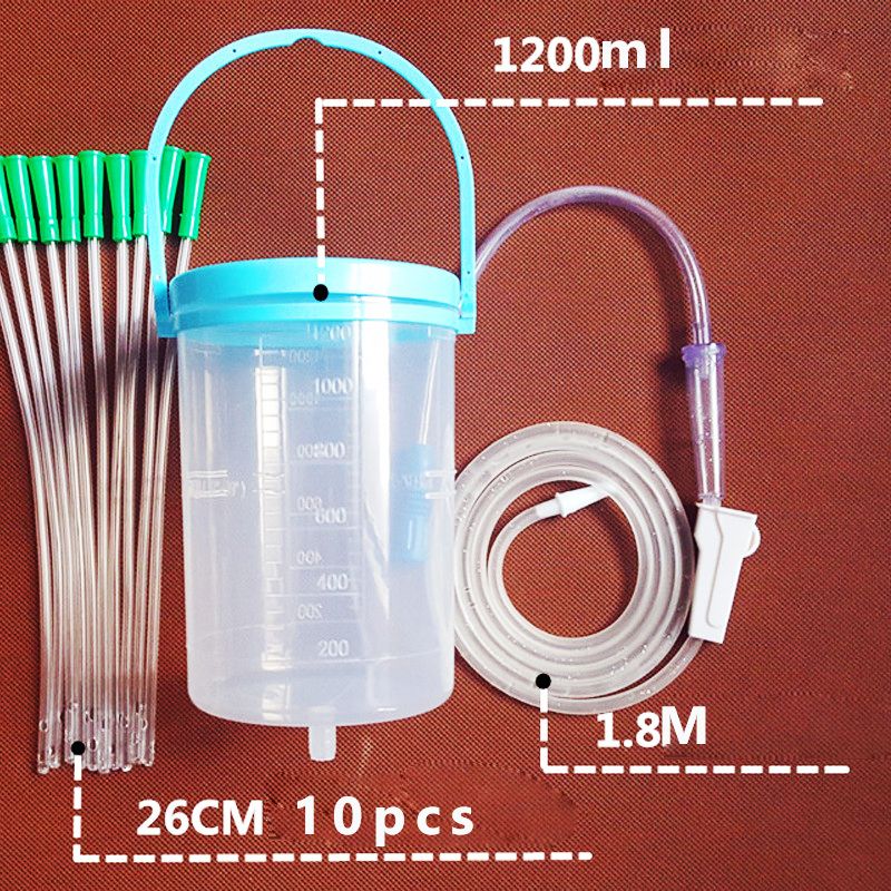 1200ml Home Enemas Kit Anal Shower Bidet Mixer Anal Enema Shower Ing Health Anal Douche Washing Device Coffee Enema Kits