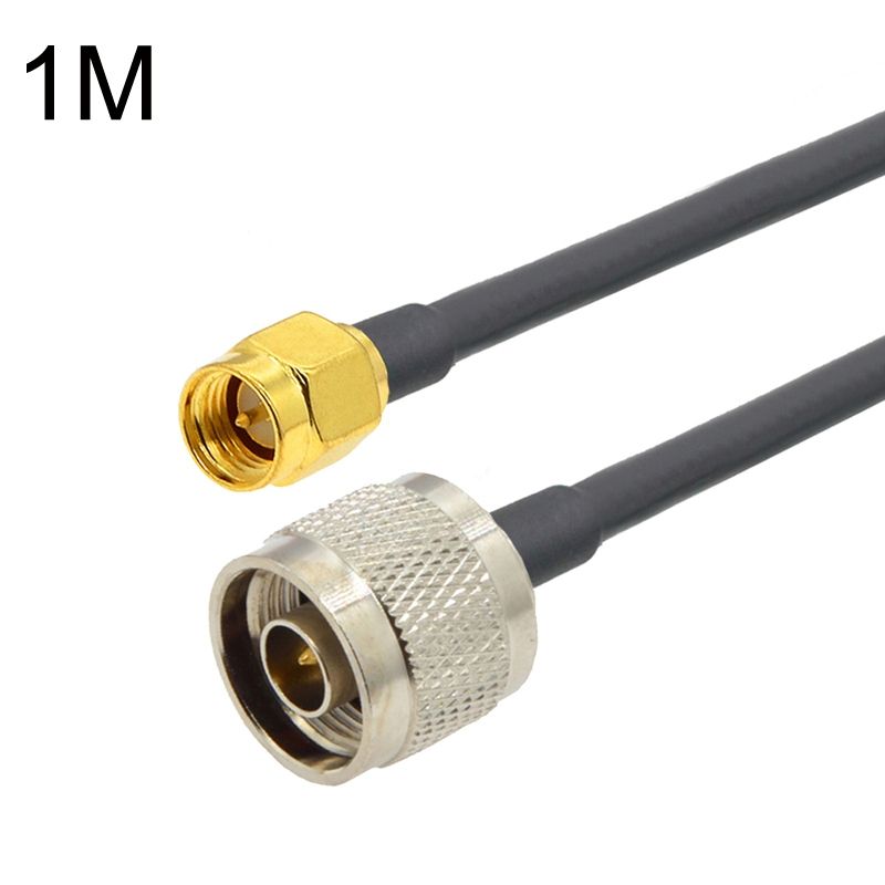 SMA Male To N Male RG58 Coaxial Cable, Cable Length:1m
