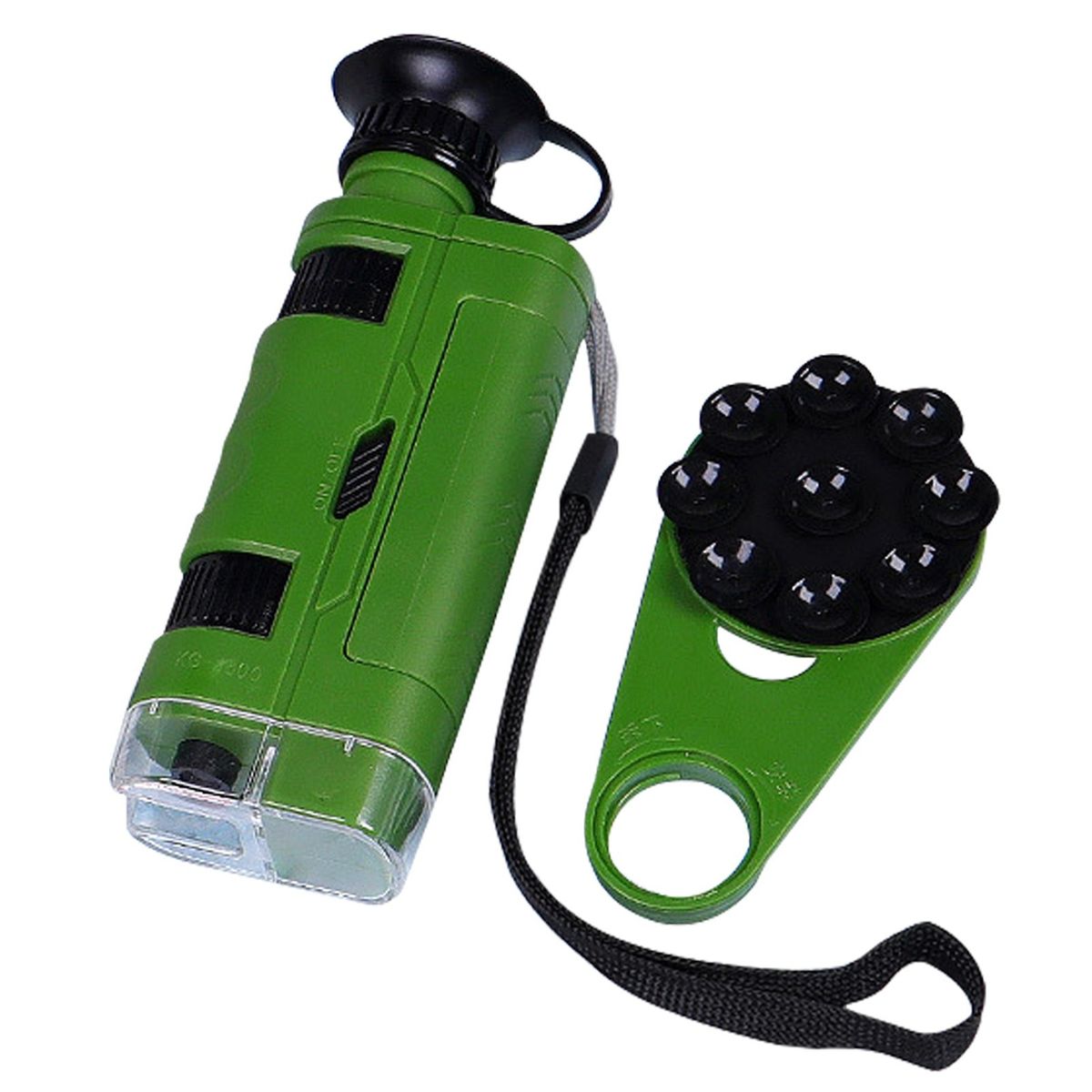 Pocket Microscope For Kids 60x-120x LED Lighted Zoom Light