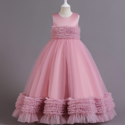 Ball Gown For Girls - Pink