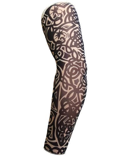 2 Pieces Packing 3d Print Fake Tattoo Sleeves Men Women Sum