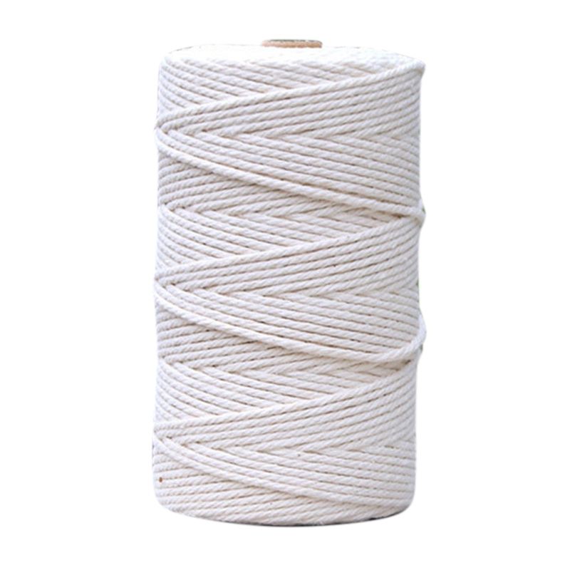 Macrame Yarn 3 Mm X 260 M Cotton Cord For DIY Crafts, Boho