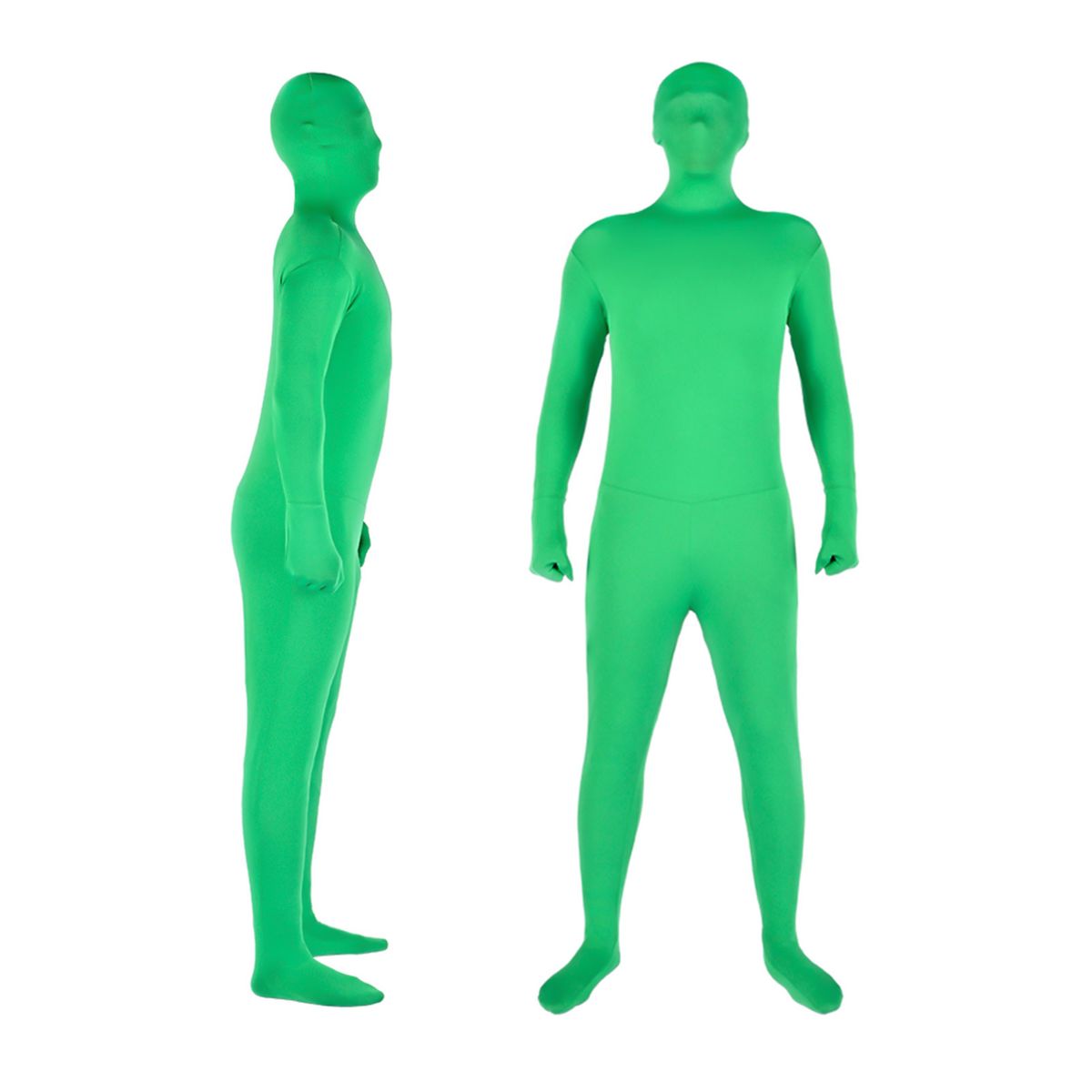 Full Body Photography Chromakey Green Suit Unisex Adult