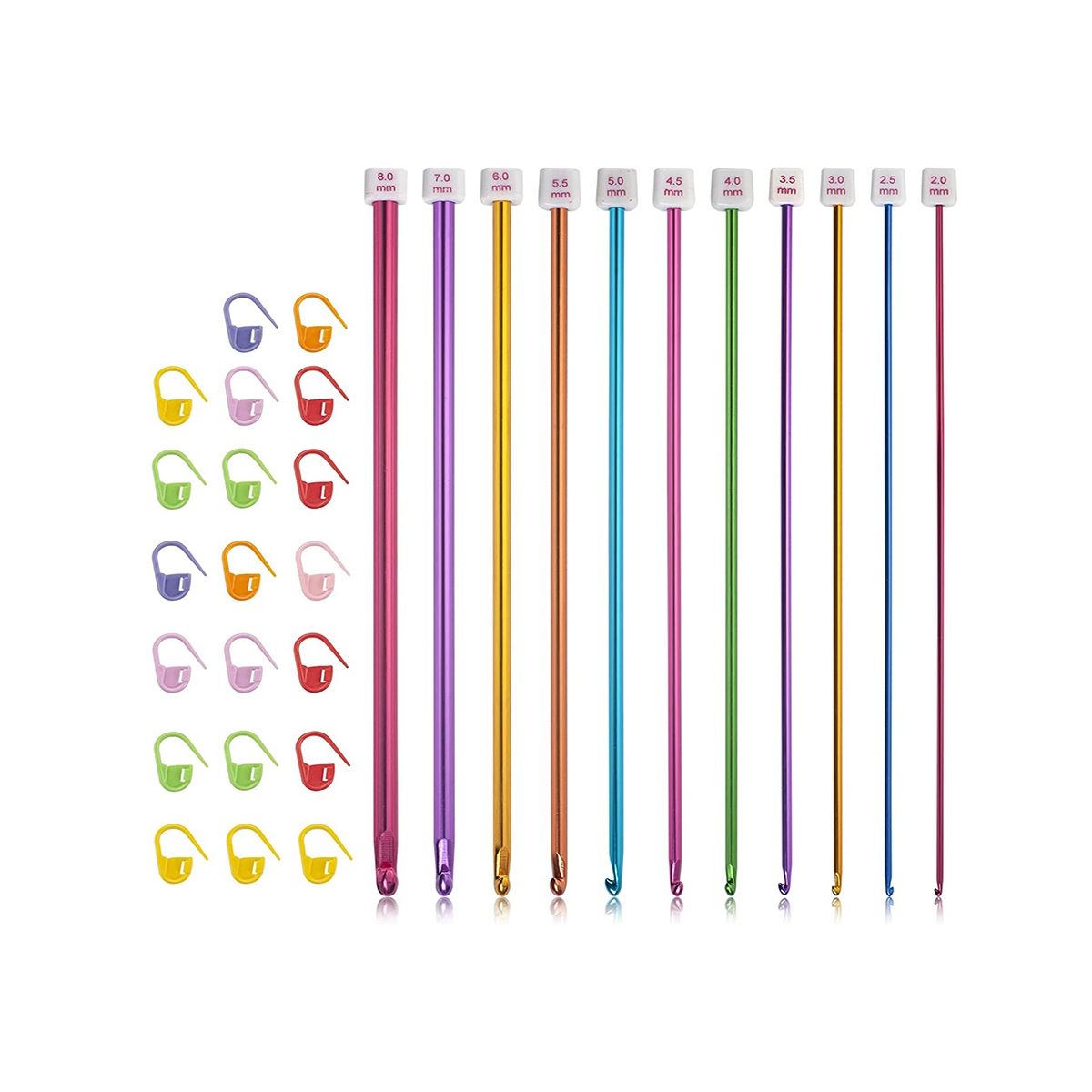 Tunisian Crochet Hooks Set,11 Packs Tunisian Croc