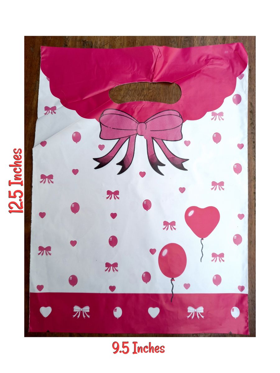 100 PCS Kids Party Pack Nylon Bag- Packaging Nylon - White