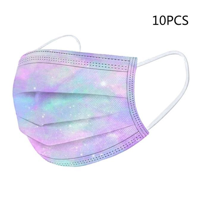 3-layer Prote Tion Dustproof And Windproof Gradient  Olor Disposable  -D-10 Pcs Adult