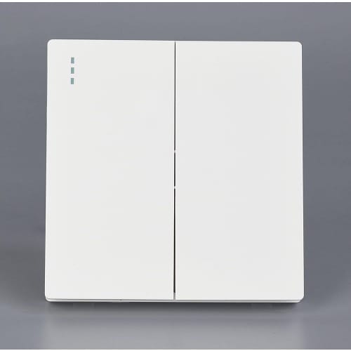 2 Gang 2 Way Switch White
