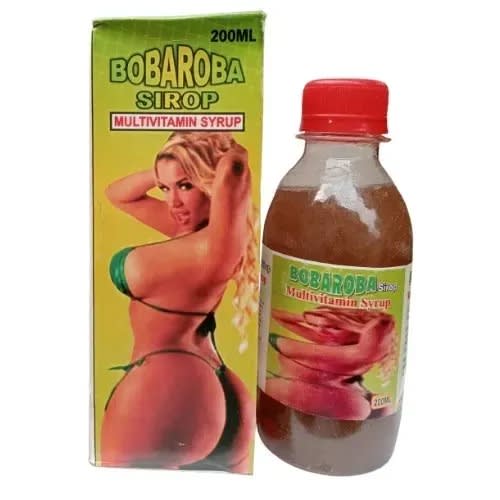 Bobaroba Multivitamin Syrup For Hips, Buttocks Enlargement And Weight-gain - 200ml