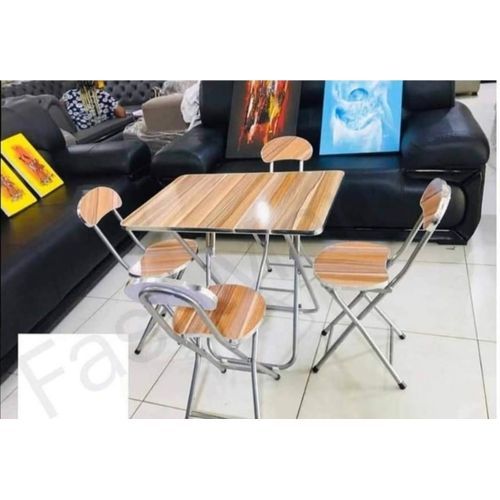 Adjustable Reading Table And 4Chairs -Wooden/Metallic