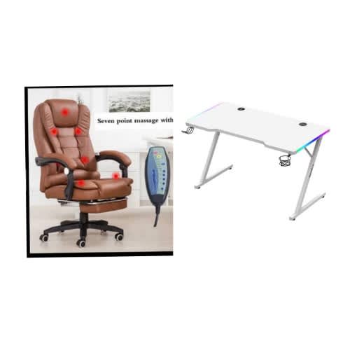 Office Table And Massage Office Chair