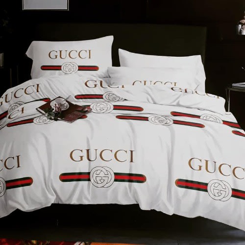 Gucci Inspired Duvet With Bedsheet And 4 Pillowcases
