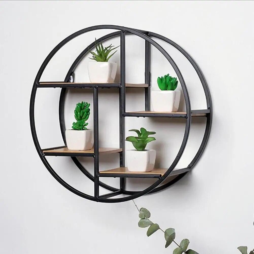 Nordic Style Scandinavian Metal Wall Shelf Nordic Wall Decor Shelf Living Room Decoration Organizer Storage Holders Wall Decor