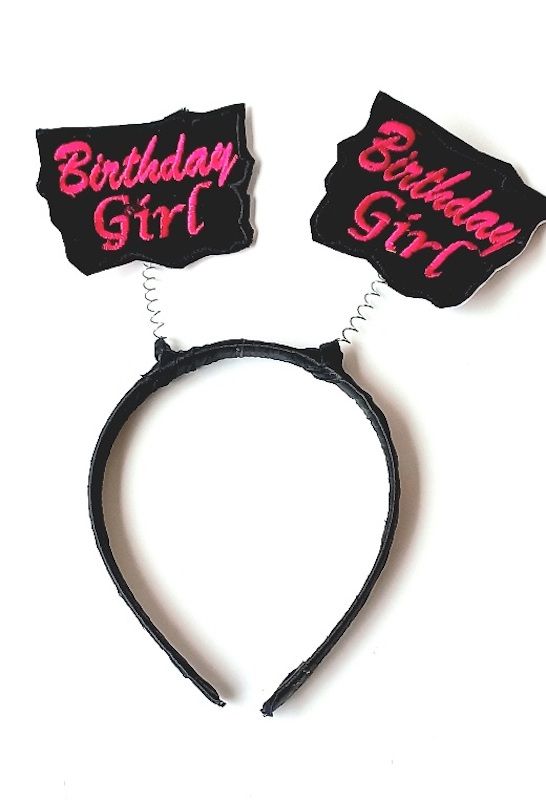 Happy Birthday Head Band / Bopper For Celebrant